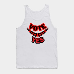 Vote Yes To The Voice Indigenous Voice To Parliament Boomerang Red Edition Tank Top